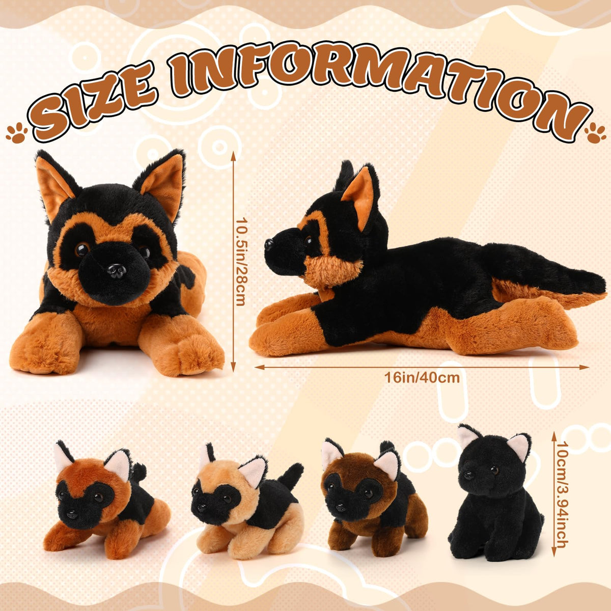Skylety puppies in four colors provide playful friends for kids at home