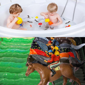 Skylety horse figurines with non-toxic paint stay vibrant during playtime