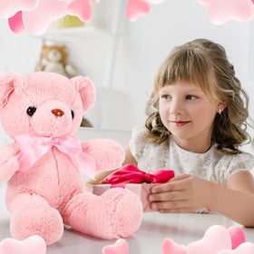 Kids-friendly Skylety bear, ideal for school, travel, or bedtime