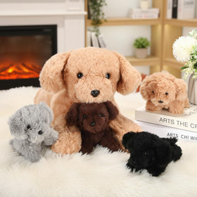 Skylety Labrador soft plush texture close-up highlights cozy, huggable comfort