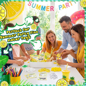 Skylety lemon-scented sachet and storage box help organize setups after playtime.