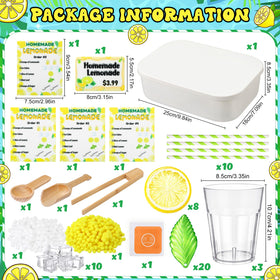 Skylety lemonade sensory cups enable kids to assemble drinks and count items during pretend play.