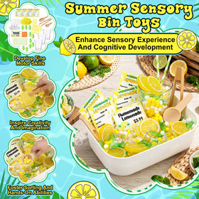 Skylety sensory straw set with green stripes enhances fine motor practice while mixing beverages.