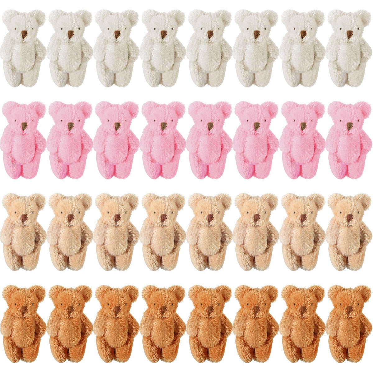 Skylety mini bear plush toy close view showing soft texture and comfort.