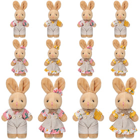 Skylety mini Easter bunny plush set pack shot for home decor ideas