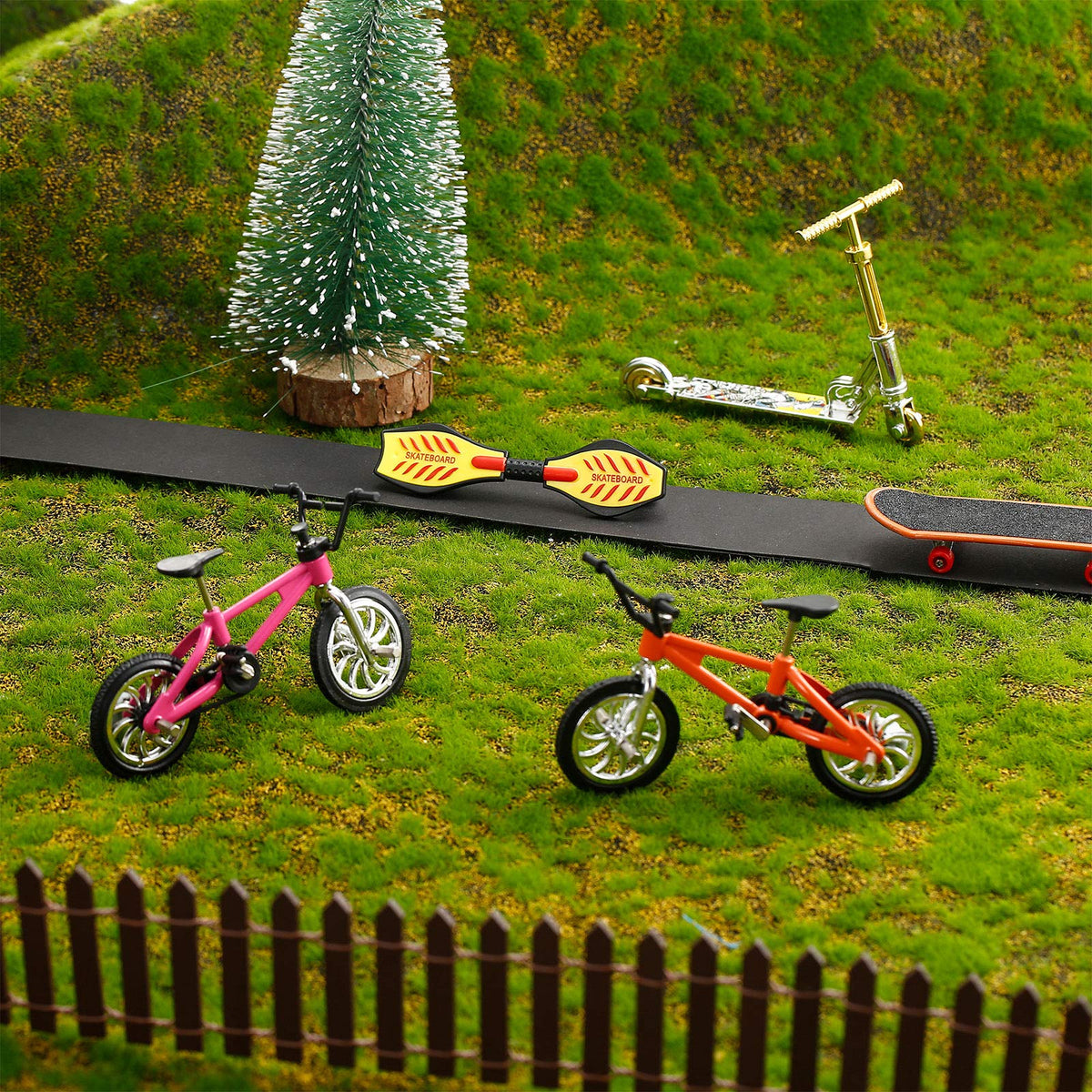 Skylety finger swing boards showing rotating action for mini adventures