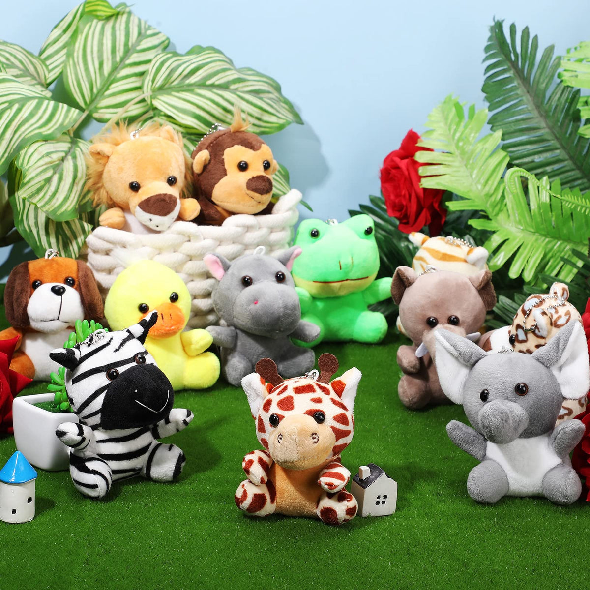 Skylety mini safari zebra plush for bright accents and adventures