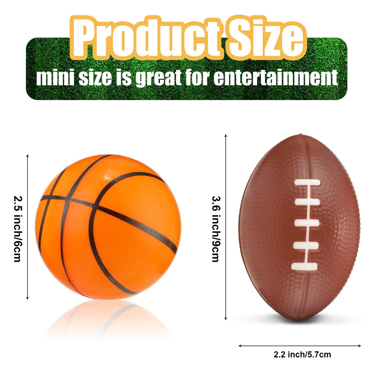 Skylety mini stress ball soccer for playful relief and motor skills practice