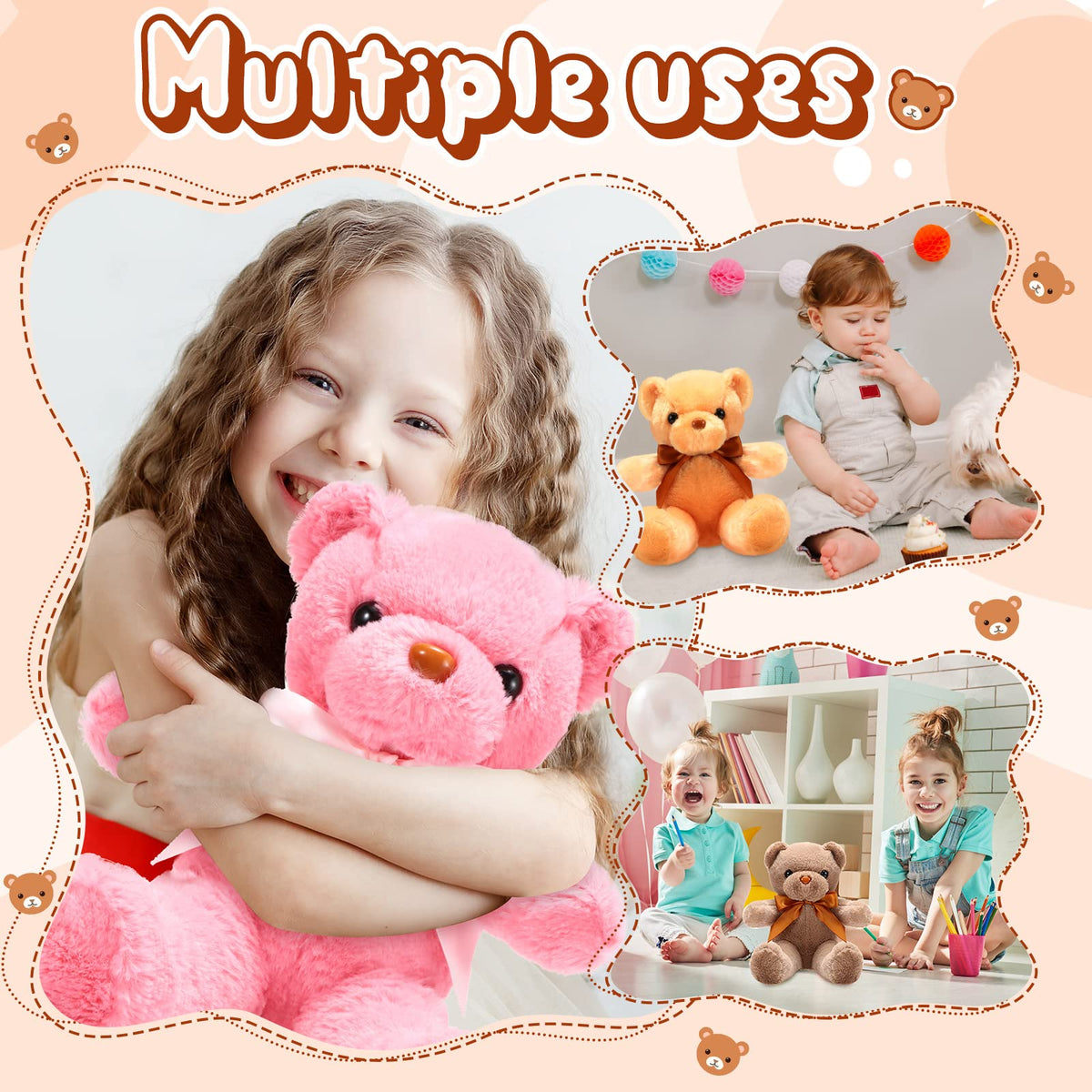 Party-ready Skylety bear for birthdays and baby showers
