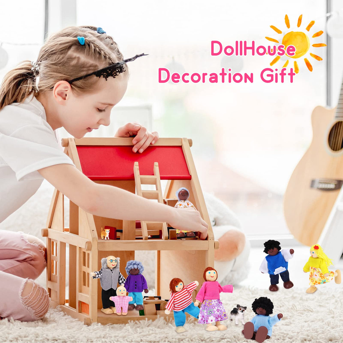 Skylety pets included to decorate scenes and spark caregiving narratives.
