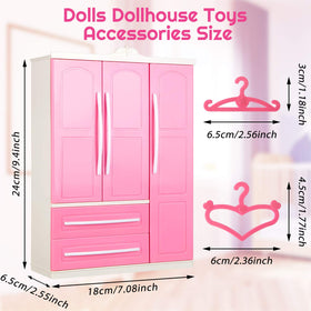Skylety pink doll hangers in two styles for versatile outfits