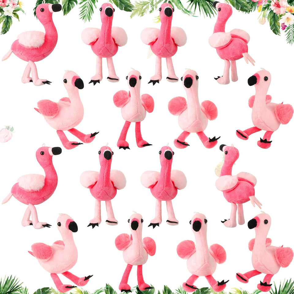 Skylety plush flamingo keychain closeup shows soft fabric and stitching for durable daily use