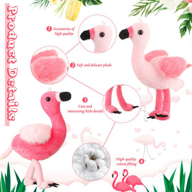 Skylety flamingo keychain front view highlights adorable pink design