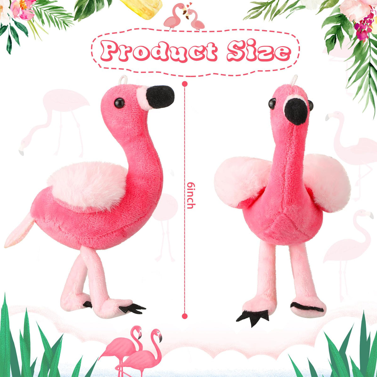 Skylety flamingo keychain pack ready as cute party favors and gifts