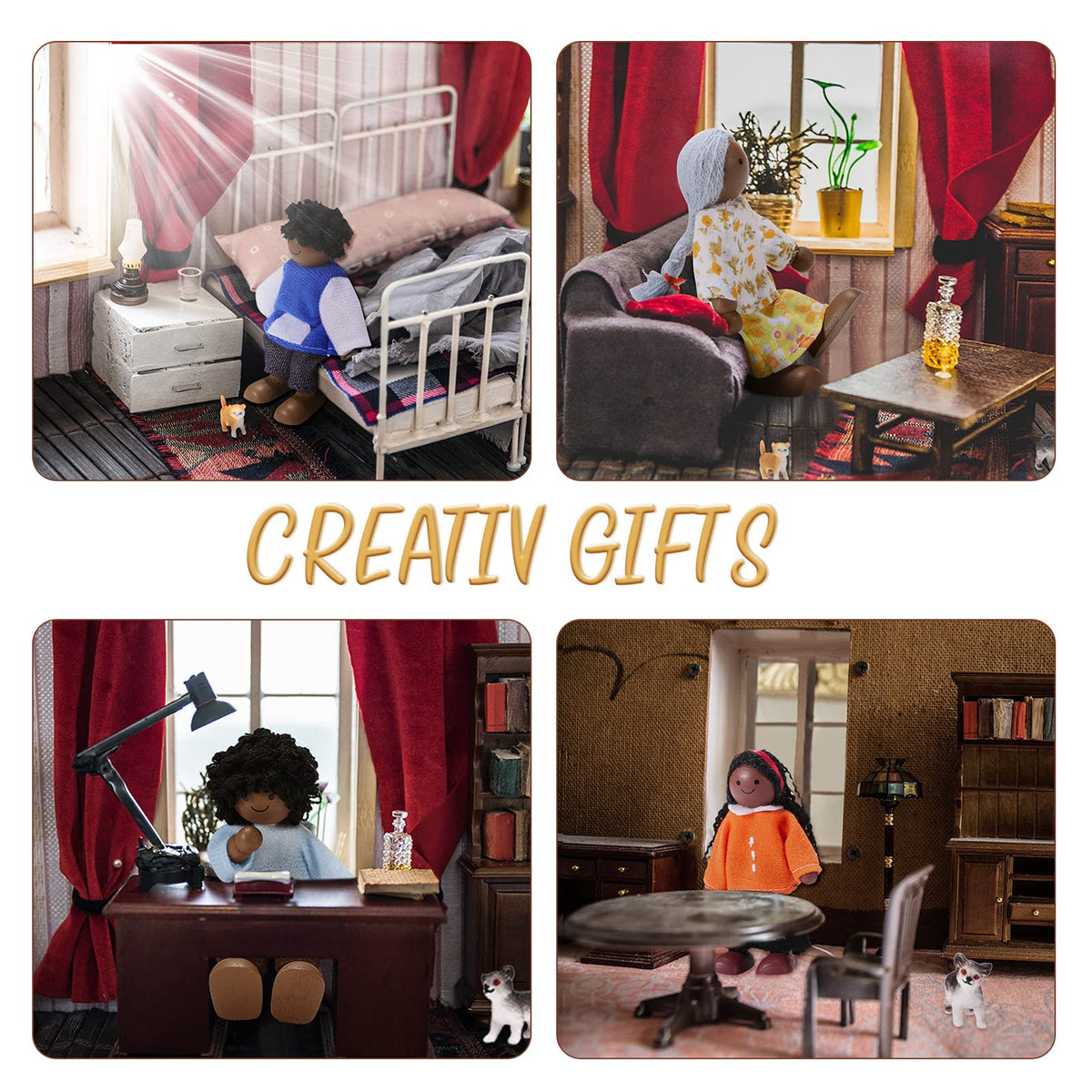 Skylety soft-clothed characters with friendly smiles ideal for gifting.