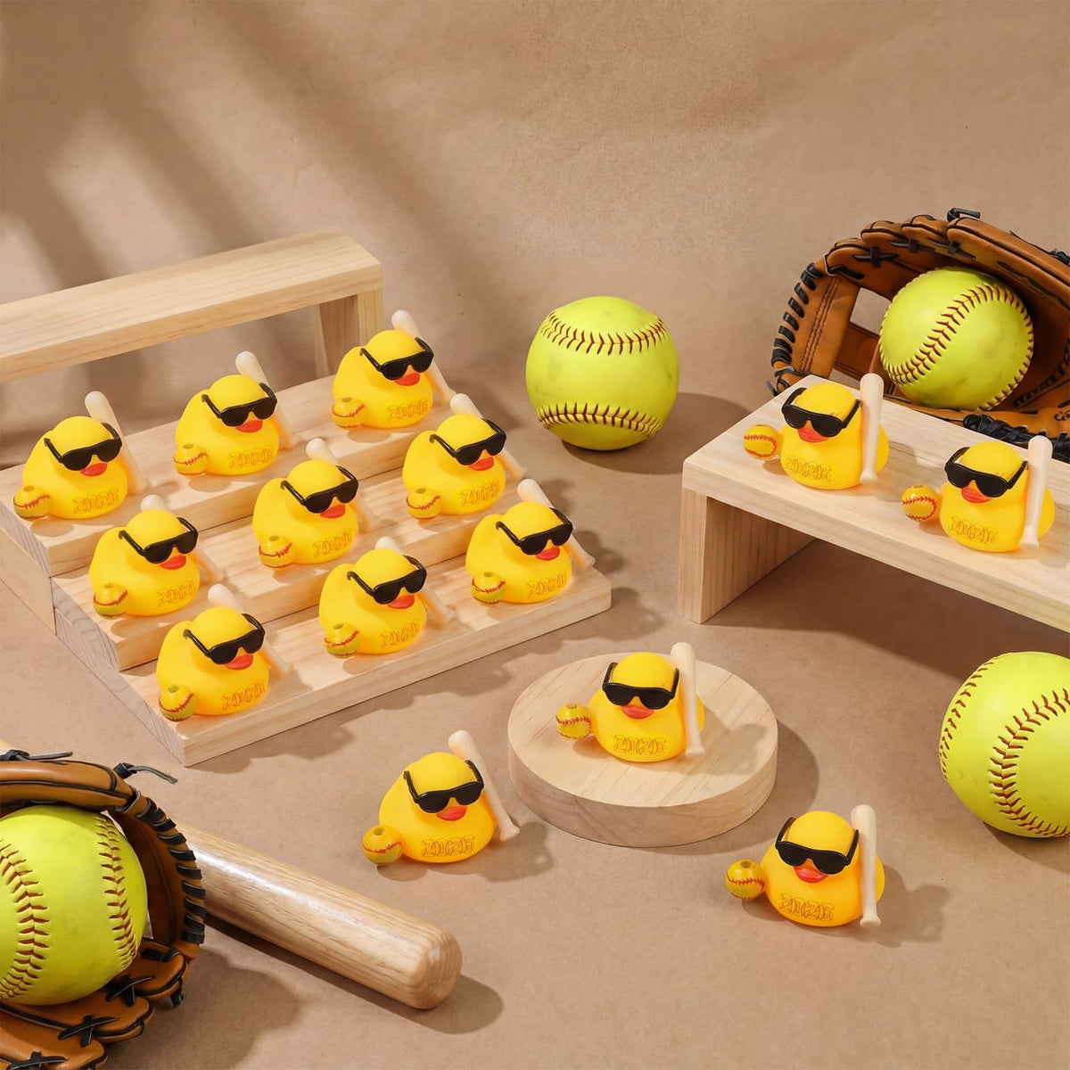 Skylety 2026 graduation-themed softball duck keepsake for graduates.