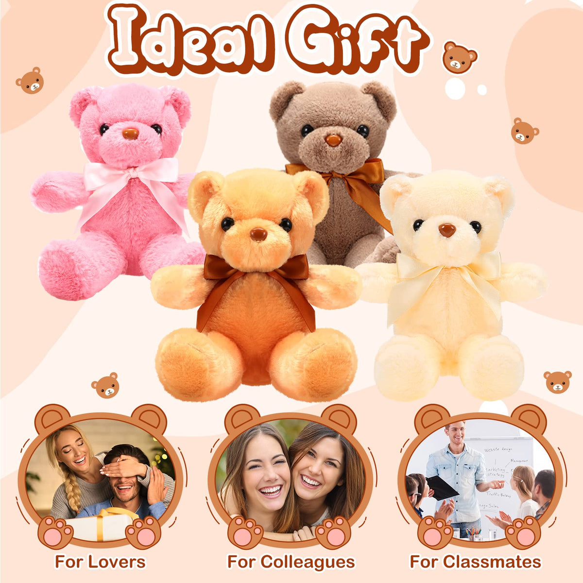 Easy care Skylety bear supports gentle hand washing