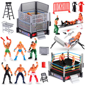 Skylety wrestling toys full playset for immersive imaginative play