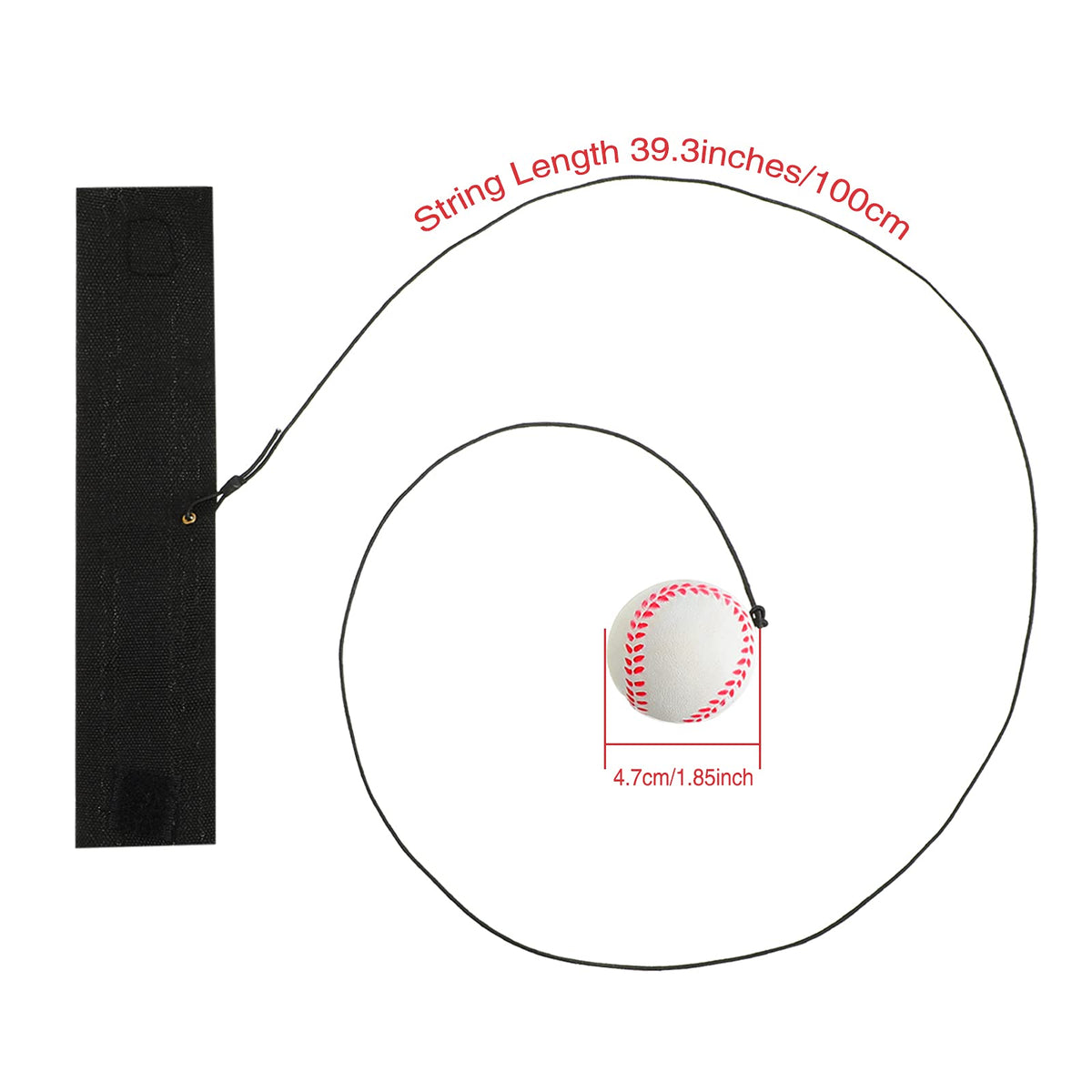 Skylety elastic rope wrist ball with adjustable length for versatile use