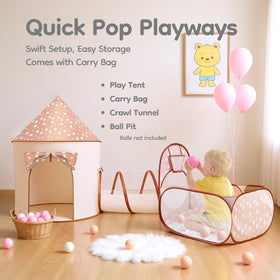 SKYPEAK toddler crawl tunnel encourages movement and imagination