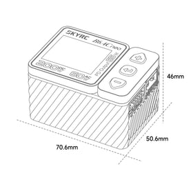 SKYRC B6AC Neo 60W AC charging from wall outlet for convenience