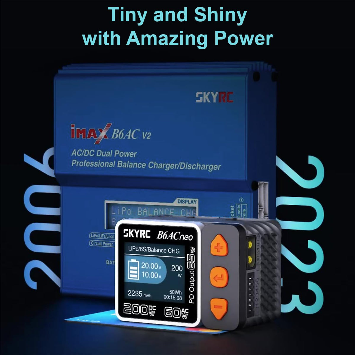 SKYRC B6AC Neo balance check reads cells live in LiPo packs