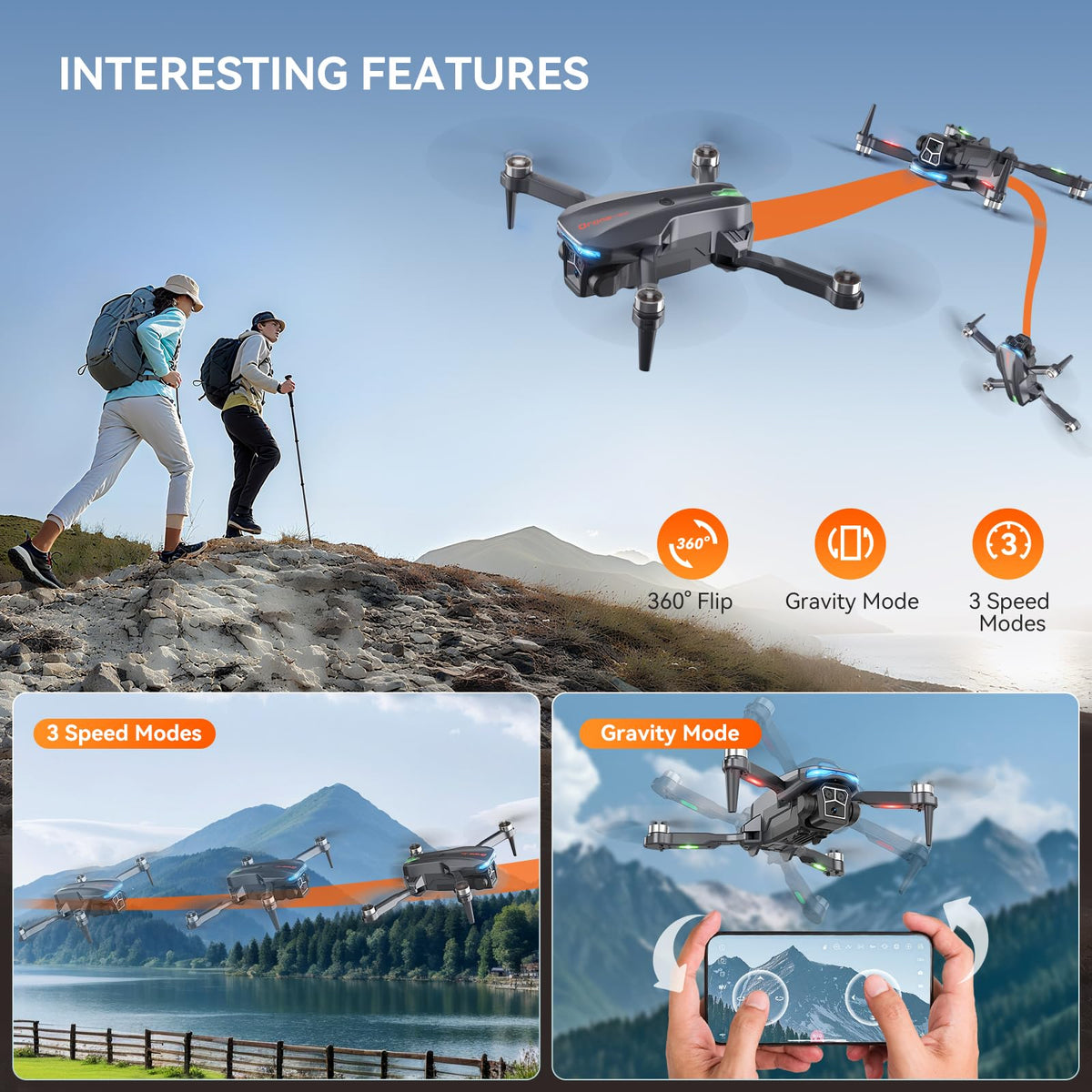 Skyvoyant drone altitude hold for stable aerial shots