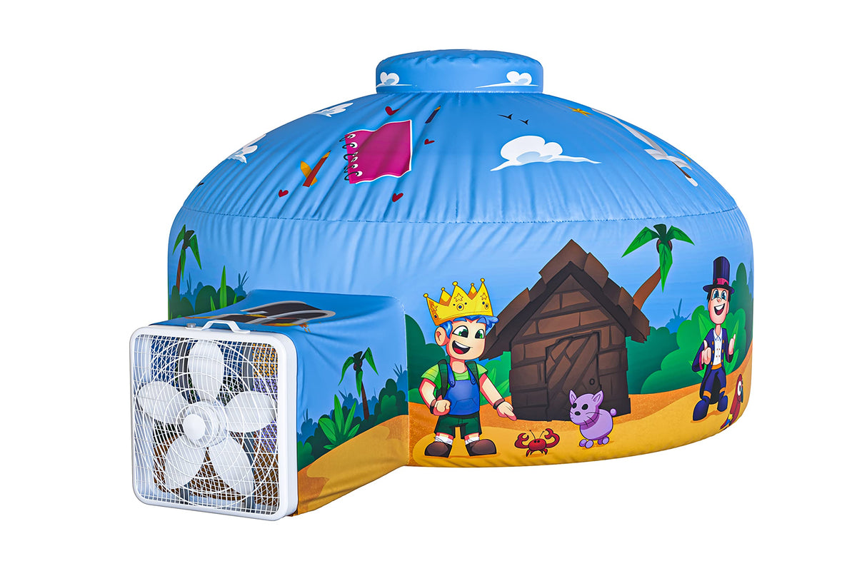 Skywin Blox Fortress spacious interior supports group play and reading corners.