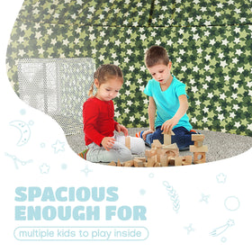 Skywin Forest Fort fabric detail shows breathable, durable material ideal for hours of pretend play