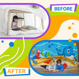 Skywin Imaginative play under the sea encourages storytelling and pretend adventures.