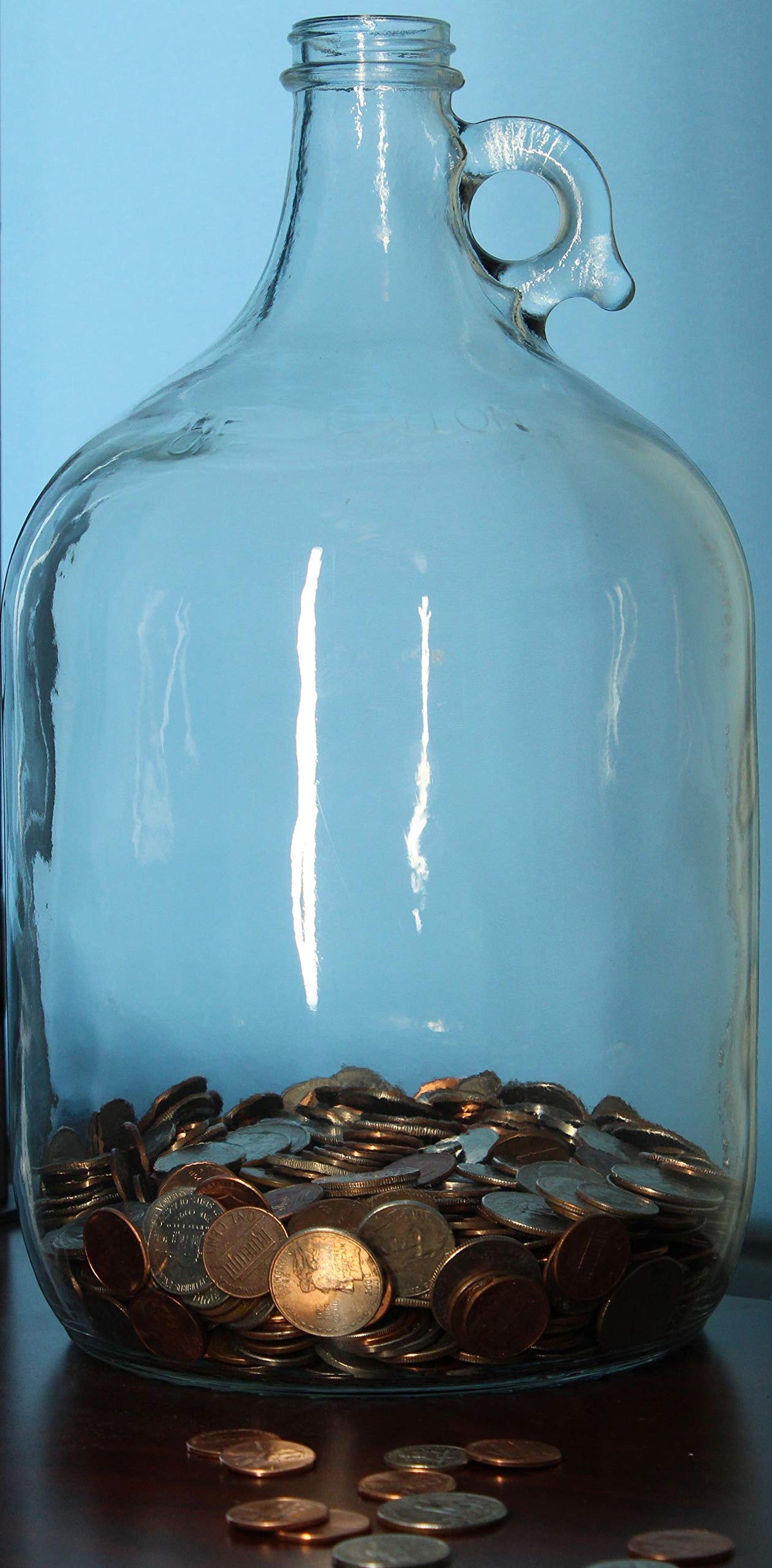 Skywin Swear Jar's wide opening enables quick coin insertion.