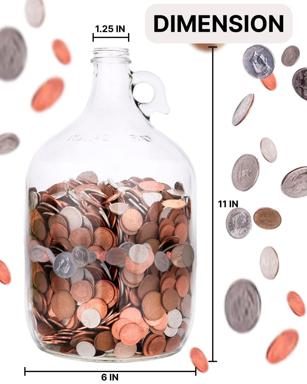 Skywin Swear Jar shows outer and inner diameters for coin fit.