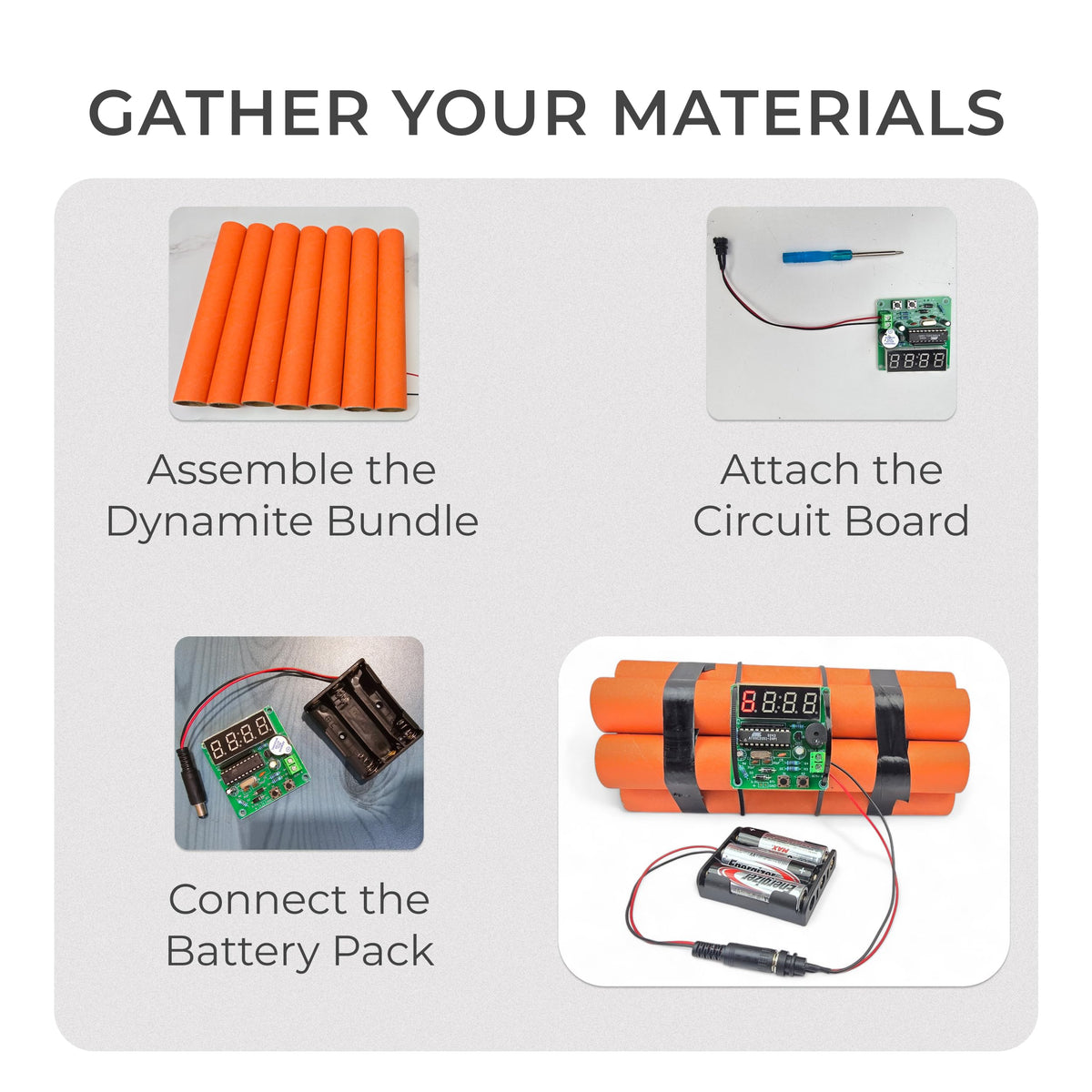 Skywin theatre prop dynamite kit for immersive scenes