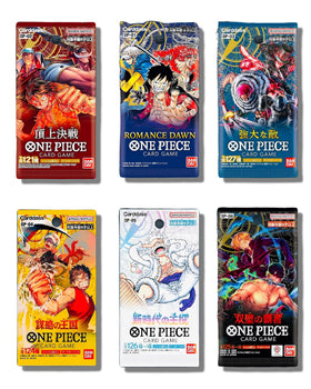 Slabs of Heat One Piece TCG Romance Dawn pack—ideal starter for new collectors.