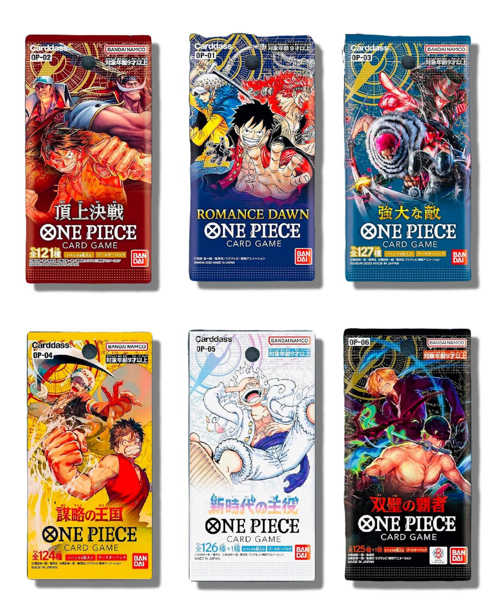 Slabs of Heat One Piece TCG Romance Dawn pack—ideal starter for new collectors.