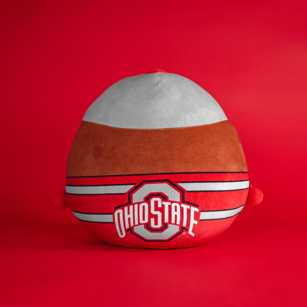 The Sleep Squad Brutus plush, embroidery details highlight team pride and quality stitching.