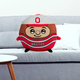 The Sleep Squad Brutus plush stands 12 inches tall for portable comfort.