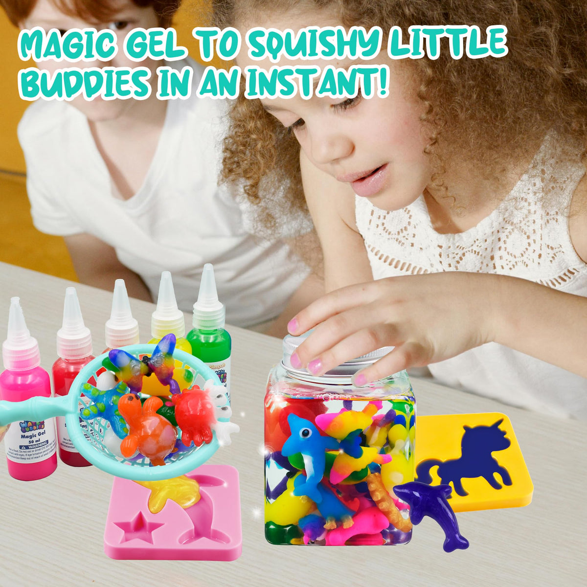 Sleepah Aqua Fairy Water Gel Kit unboxing reveals colorful, hands-on fun.