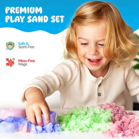 Ideal for shaping, squeezing, scooping, rolling, and molding with Sleepah sand.