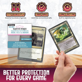 Sleeve Kings protect cards during travel and transport