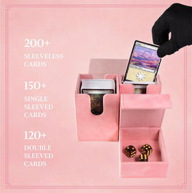 SleeveChief Cherry Blossom microfiber lining protects cards from scratches and edge wear.