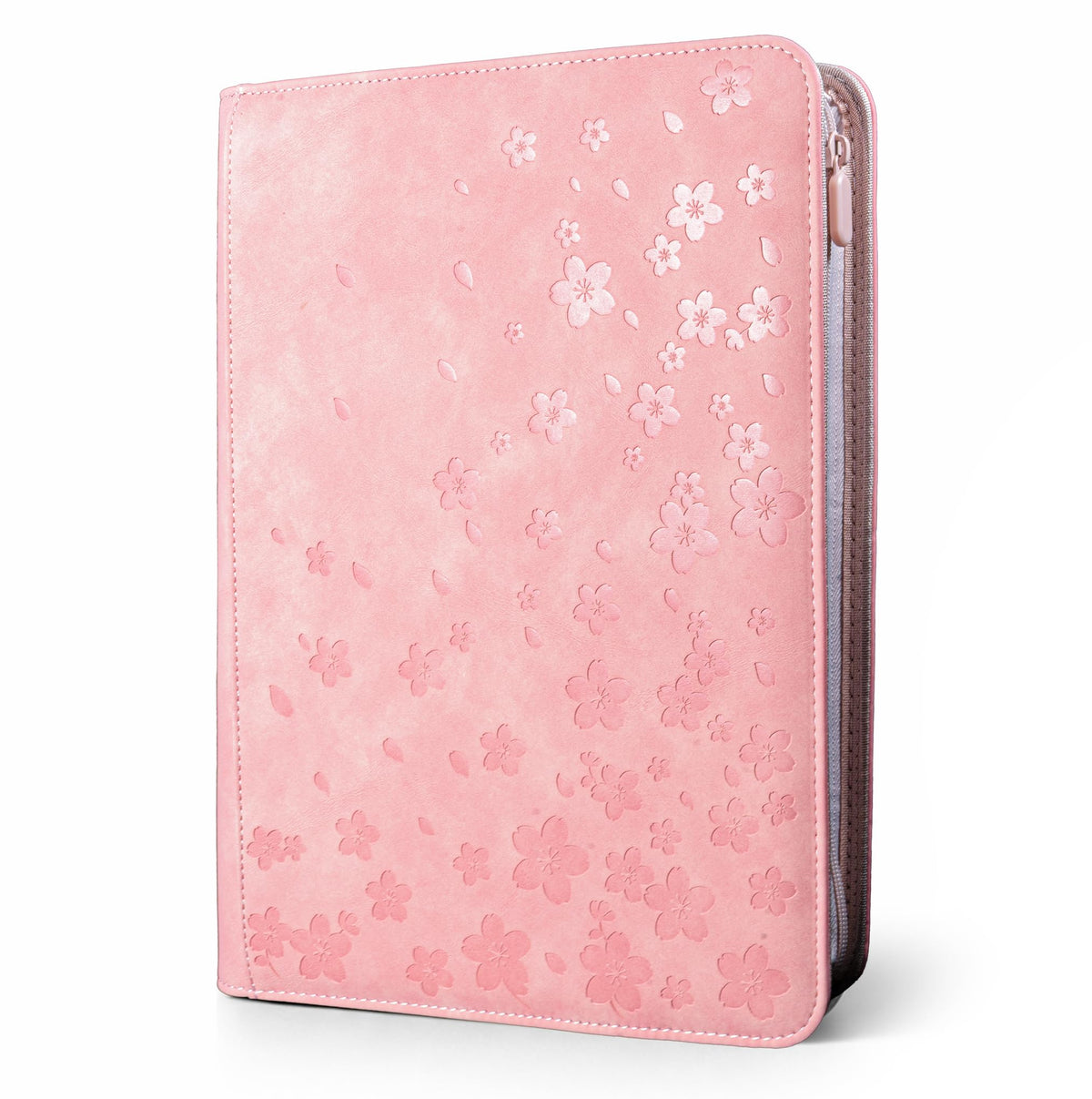 SleeveChief Cherry Blossom binder with embossed floral cover for elegant protection
