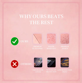 Water-resistant PU leather cover on SleeveChief Cherry Blossom binder