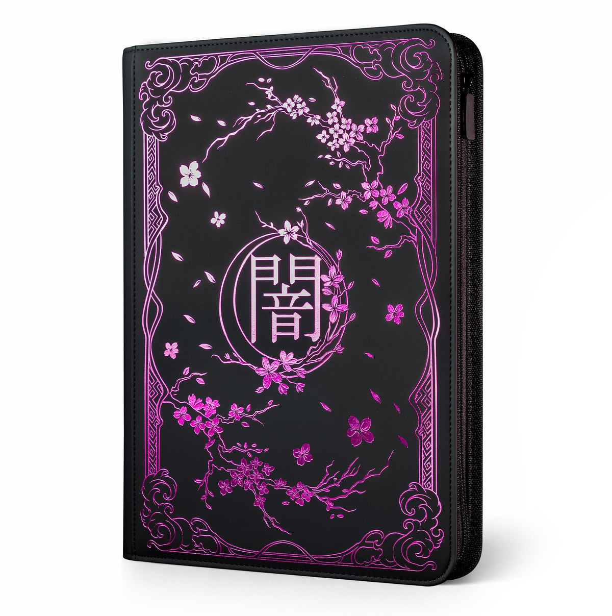SleeveChief Darkness binder front cover showcases purple foil for premium display and protection.