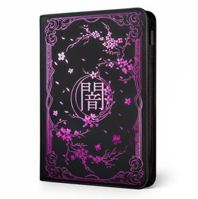 SleeveChief Darkness binder front cover showcases purple foil for premium display and protection.