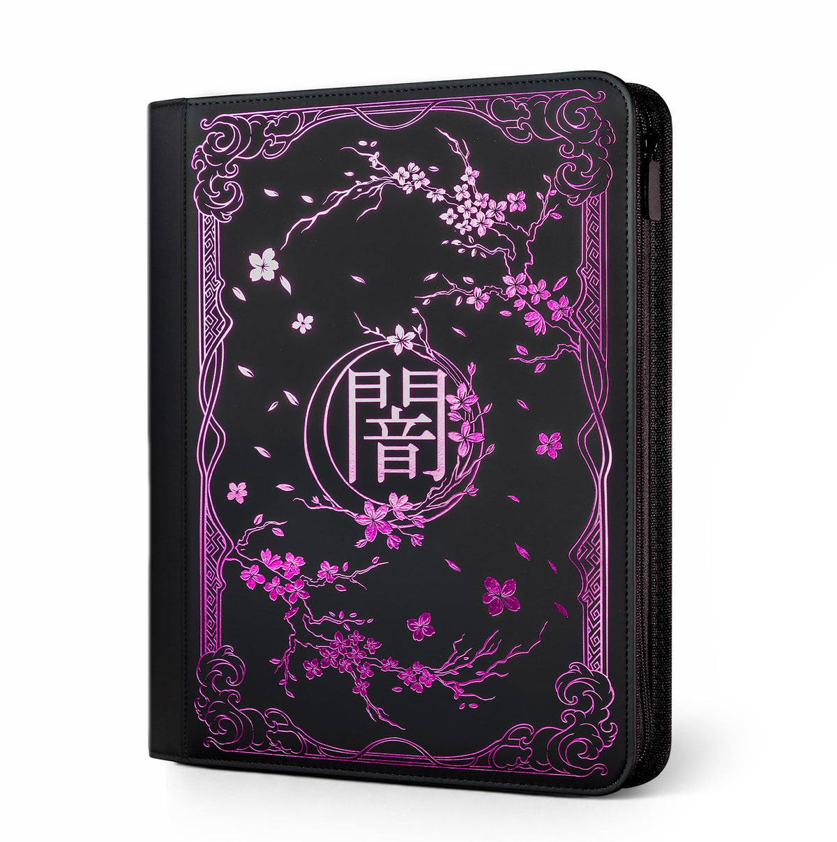 SleeveChief Darkness Top Loader Binder with foil art enhances collection presentation.