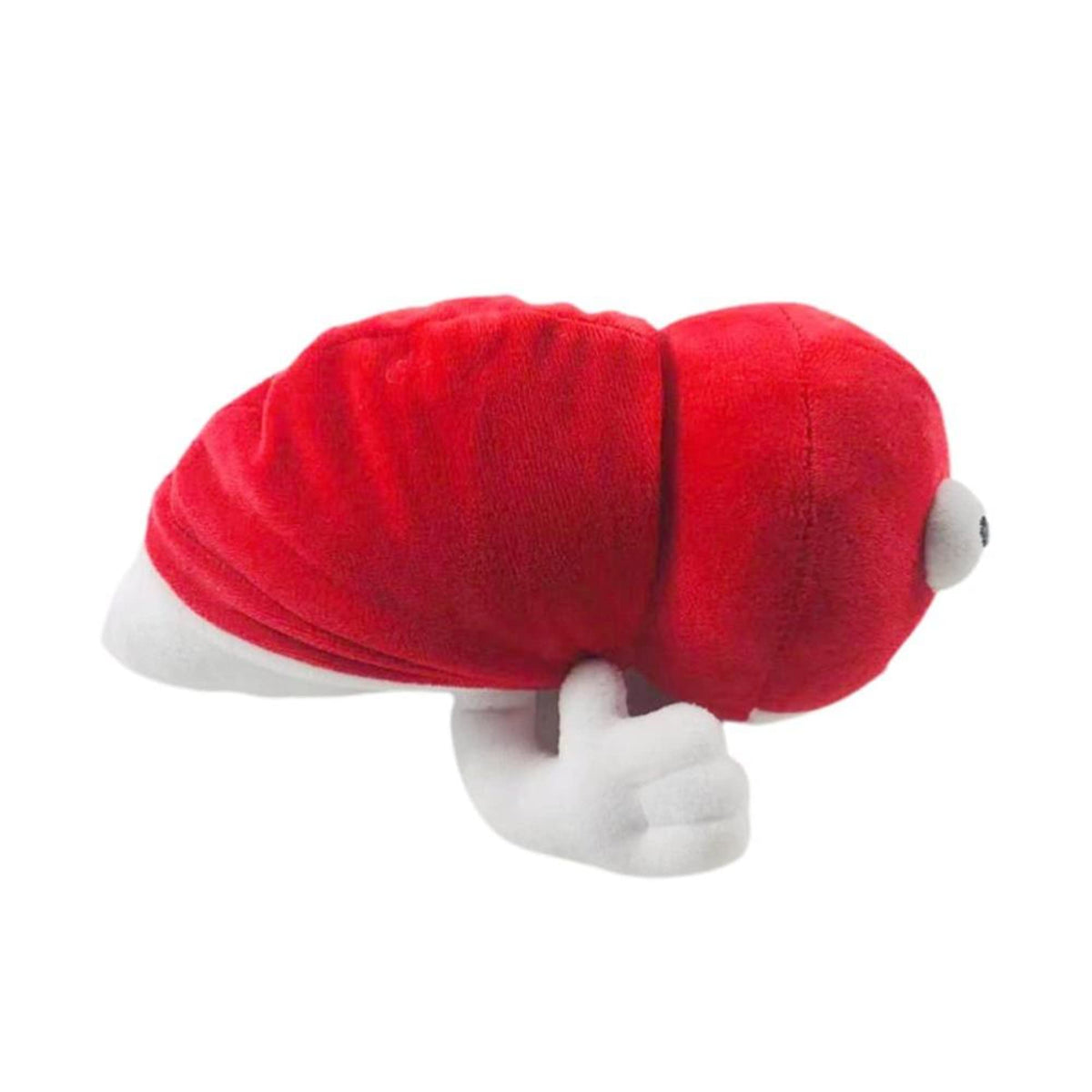 Slime Plush Bridge Worm plush 25cm side view, perfect for display or bedtime hugs.