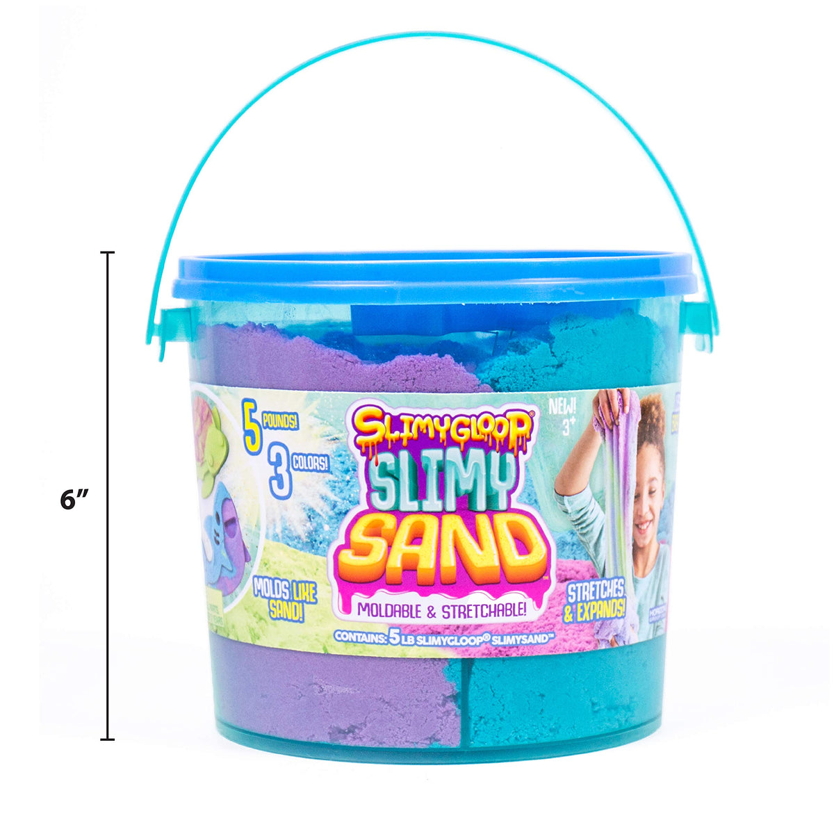 Child playing with SlimySand to enjoy sensory exploration.