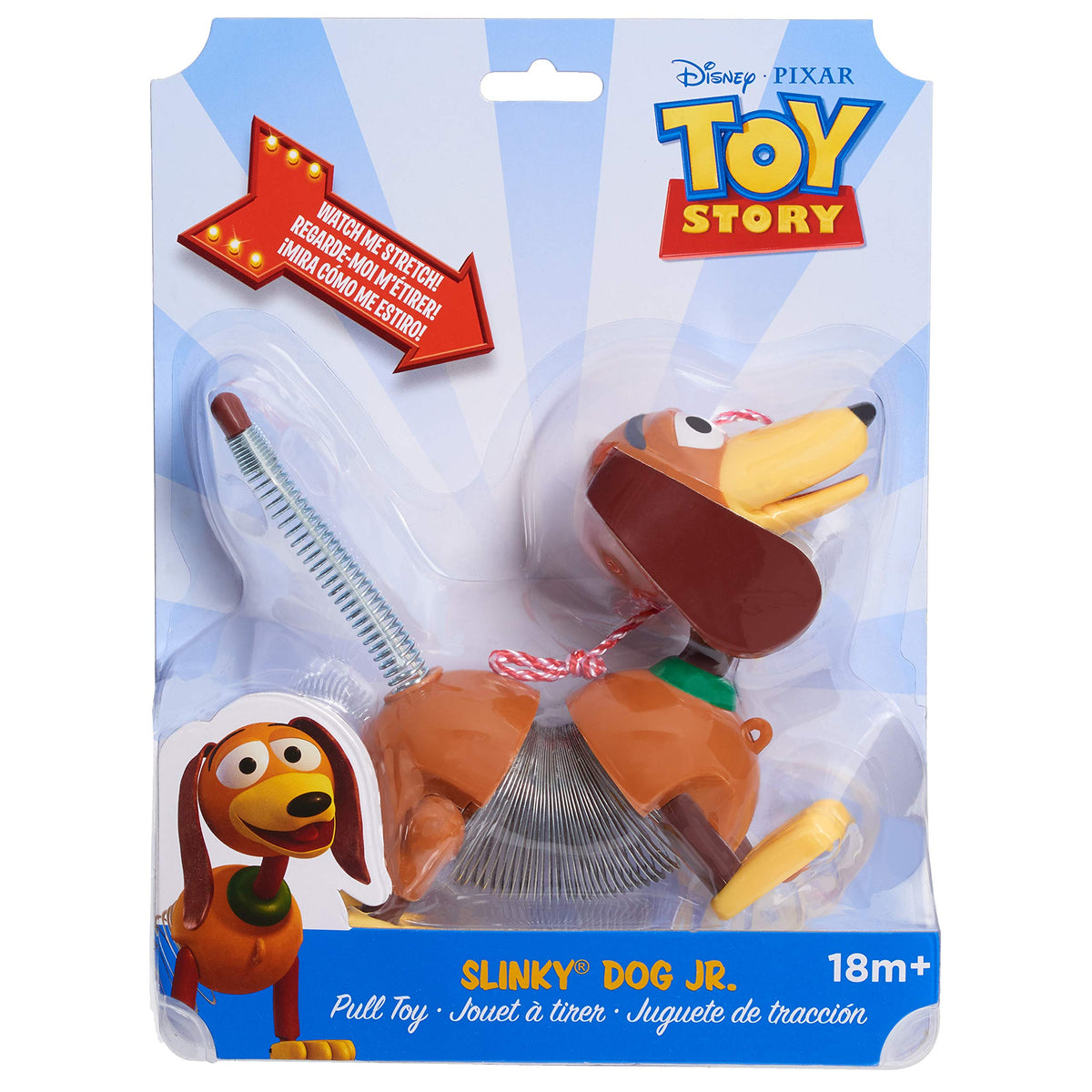 Slinky Dog Jr party-display image suggests ideal party favors or decorations.