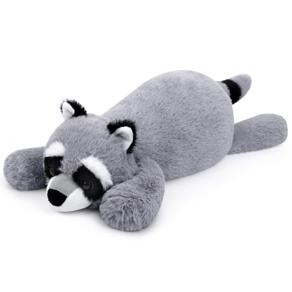 Slojkardon 17inch weighted raccoon plush ready for cozy bedtime cuddles